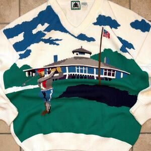 Izod Golf Sweater - Size L